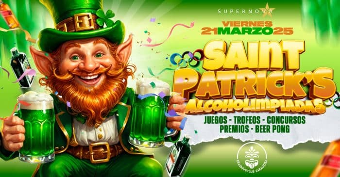 ENTRADA 2 COPAS-12€- ST PATRICK