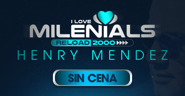 ENTRADA 10€ 1 COPA I LOVE MILENIALS (SIN CENA)